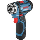 Bosch Perceuse-visseuse sans fil GSR 12V-15 FC Professional, Tournevis Bleu/Noir, Perceuse à poignée pistolet, Sans clé, Noir, Bleu, 1 cm, 1300 tr/min, 3 cm