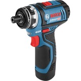 Bosch Perceuse-visseuse sans fil GSR 12V-15 FC Professional, Tournevis Bleu/Noir, Perceuse à poignée pistolet, Sans clé, Noir, Bleu, 1 cm, 1300 tr/min, 3 cm