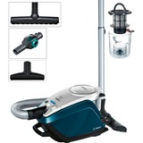 Bosch ProFamily Aspirateur réservoir cylindrique Sec 700 W Sans sac bleu/Argent, 700 W, Aspirateur réservoir cylindrique, Sec, Sans sac, Filtre CleanStream GORE, Filtrage