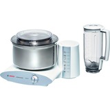 Bosch Robot ménager 1000 W, Robot de cuisine Blanc/Argent, MUM6N21