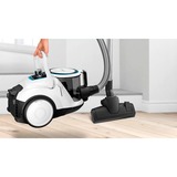 Bosch Serie 6 BGC41LSIL Aspirateur Aspirateur réservoir cylindrique Sec 600 W Sans sac Blanc, 600 W, Aspirateur réservoir cylindrique, Sec, Sans sac, HEPA, Filtrage