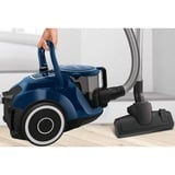 Bosch Serie 6 BGC41X36 Aspirateur Aspirateur réservoir cylindrique Sec 700 W Sans sac Noir/Bleu, 700 W, Aspirateur réservoir cylindrique, Sec, Sans sac, Filtre allergène, HEPA, Filtrage