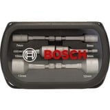 Bosch Set de douilles, Clés mixtes à cliquet 6 pièce(s), Hexagonal, 25,4 / 4 mm (1 / 4"), 6 / 7 / 8 / 10 / 12 / 13, 50 mm