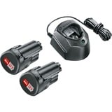 Bosch Starter-Set 2 x 1,5 Ah & GAL 1210 CV, Bundle Noir