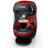 Bosch TAS1003 machine à café Entièrement automatique Cafetière à dosette 0,7 L, Machine à capsule Noir/Rouge, Cafetière à dosette, 0,7 L, Capsule de café, 1400 W, Noir, Rouge