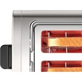 Bosch TAT3P420DE grille-pain 2 part(s) 970 W Noir, Argent Acier inoxydable/Noir, 2 part(s), Noir, Argent, Boutons, Niveau, Rotatif, CE, VDE, 970 W, 220 - 240 V