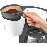 Bosch TKA6A041 machine à café Machine à café filtre, Machine à filtre Blanc/gris, Machine à café filtre, Café moulu, 1200 W, Gris, Blanc