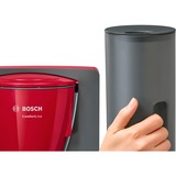 Bosch TKA6A044 machine à café Machine à café filtre, Machine à café à filtre Rouge/gris, Machine à café filtre, Café moulu, 1200 W, Anthracite, Rouge