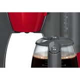 Bosch TKA6A044 machine à café Machine à café filtre, Machine à café à filtre Rouge/gris, Machine à café filtre, Café moulu, 1200 W, Anthracite, Rouge
