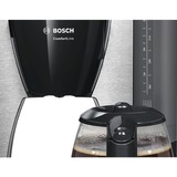 Bosch TKA6A643 machine à café Machine à café filtre, Machine à filtre Noir/Argent, Machine à café filtre, Café moulu, 1200 W, Noir, Acier inoxydable