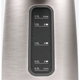 Bosch TWK5P475 bouilloire 1,7 L 2400 W Gris Gris/Noir, 1,7 L, 2400 W, Gris, Acier inoxydable, Indicateur de niveau d'eau, Sans fil