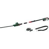 Bosch UniversalHedgePole 18, Taille-haies Vert/Noir, 43 cm, Lame unique, 1,6 cm, 2200 spm, 200 m², Noir, Vert, Rouge