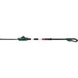 Bosch UniversalHedgePole 18, Taille-haies Vert/Noir, 43 cm, Lame unique, 1,6 cm, 2200 spm, 200 m², Noir, Vert, Rouge