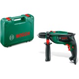 Bosch UniversalImpact 800, Perceuse à percussion Vert/Noir, Perceuse à poignée pistolet, Sans clé, Noir, Vert, 3000 tr/min, 3 cm, 1,2 cm