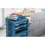 Bosch i-BOXX 72 Professional Synthétique ABS Bleu, Transparent, Boîte à outils Bleu, Synthétique ABS, Bleu, Transparent, 357 mm, 316 mm, 72 mm, 900 g