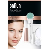 Braun FaceSpa 851V Or, Blanc, Appareil à épiler Blanc/Bronze, Or, Blanc, Cet appareil n’est pas conçu pour être utilisé par des enfants ou des personnes dont les..., 1.5 V, AA, 321 g, Boîte