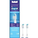 Braun Pulsonic Clean 2 pièce(s) Blanc, Tête brosse à dent électrique Blanc, 2 pièce(s), Blanc, Oral-B, Boîte
