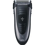 Braun Series 1 190-1 Rasoir à grille Tondeuse Gris gris foncé/Noir, Rasoir à grille, Gris, AC/Batterie, Hybrides nickel-métal (NiMH), 1 h, 100 - 240 V