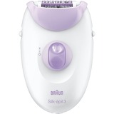 Braun Silk-épil 3 3170, Appareil à épiler Blanc/Violet