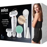 Braun Silk-épil 9 Flex 9300 Beauty Set, épilateur, Appareil à épiler Blanc/Or