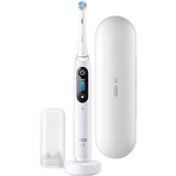 Braun iO Series 8N Adulte Brosse à dents vibrante Blanc, Brosse a dents electrique Blanc, Adulte, Brosse à dents vibrante, Soin quotidien, Nettoyage en profondeur, Soins des gencives, Sensible, Blanchiment, Blanc, 2 min, Rond