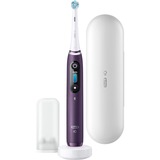 Braun iO Series 8N Adulte Brosse à dents vibrante Violet, Brosse a dents electrique Violet/Blanc, Adulte, Brosse à dents vibrante, Soin quotidien, Nettoyage en profondeur, Soins des gencives, Sensible, Blanchiment, Violet, 2 min, Rond