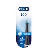 Braun iO Ultimate Clean 4 pièce(s) Noir, Tête brosse à dent électrique Noir, 4 pièce(s), Noir, 3 mois, Oral-B, iO, Boîte