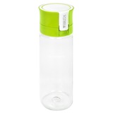 Brita Fill&Go Bouteille filtr lime, Gourde Transparent/limette, Bouteille d'eau filtrante, Citron vert, Transparent