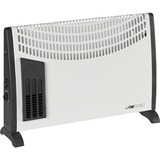 Clatronic KH 3433 Chauffage de ventilateur électrique Intérieure Noir, Blanc 2000 W, Convecteur niveau Blanc/Noir, Chauffage de ventilateur électrique, Intérieure, Plafond, Mur, Noir, Blanc, 2000 W, 750 W