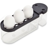 Cloer Cuiseur à oeufs 6021 Blanc, 3 oeufs, Retail, Vente au détail