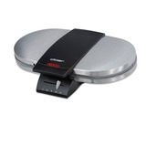 Cloer Moule à gauffres, Machine à gauffre Argent/Noir, 1200 W, 230 V, Vente au détail