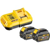 DEWALT DCB118T2-QW batterie et chargeur d’outil électroportatif Chargeur de batterie Chargeur de batterie, Lithium-Ion (Li-Ion), DeWalt, Noir, Jaune, Lithium-Ion (Li-Ion), 2 pièce(s)