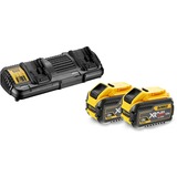 DEWALT DCB132X2-QW, Chargeur Noir/Jaune