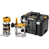 DEWALT DCW604NT-XJ défonceuse et rogneuse Noir, Jaune 25500 tr/min, Fraiseuse Jaune/Noir, Base fixe, Sans brosse, Noir, Jaune, 25500 tr/min, 6,6.35 (1/4"),8 (5/16"), 16000 tr/min