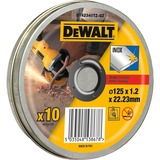 DEWALT DT42340TZ-QZ accessoire pour meuleuse d'angle Disque de coupe Disque de coupe, Moyeu plat, Acier inoxydable, Toutes marques, 2,22 cm, 12,5 cm