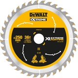 DEWALT DT99572-QZ lame de scie circulaire 25 cm 1 pièce(s) Bois, 25 cm, 3 cm, Pointe au carbure de tungstène (TCC), 1,6 mm, 6000 tr/min