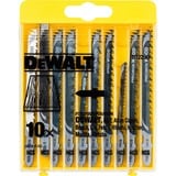 DEWALT Set de lames de scie sauteuse HCS DT2290, 10 pièces, Jeu de lames de scie Jaune