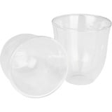 DeLonghi 5513214601 verre à café Transparent 2 pièce(s) 190 ml Transparent, Transparent, Verre, 2 pièce(s), Claire, 190 ml, 95 mm