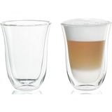 DeLonghi 5513214611 verre à café Transparent 2 pièce(s) 220 ml Transparent, Transparent, Verre, 2 pièce(s), Claire, 220 ml, 117 mm