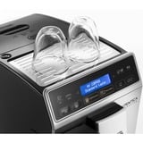 DeLonghi Autentica Cappuccino ETAM 29.660.SB Machine à expresso, Machine à café/Espresso Argent/Noir, Machine à expresso, Café en grains, Broyeur intégré, 1450 W, Noir, Acier inoxydable