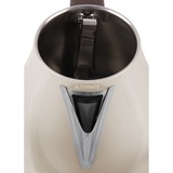 DeLonghi Bouilloire Icona vintage Crème/chrome, 1,7 L, 2000 W, Beige, Acier inoxydable, Indicateur de niveau d'eau, Arrêt de sécurité en cas de surchauffe