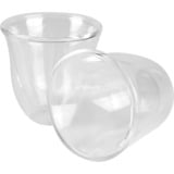 DeLonghi DLSC310 Transparent 2 pièce(s) 90 ml, Verre Transparent, Transparent, Verre, Rond, 2 pièce(s), Claire, 90 ml