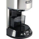 DeLonghi Dedica Argent, Moulin à café Argent/Noir, Moulin à café, 350 g, Fraise conique, Acier inoxydable, LCD, Argent
