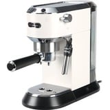 DeLonghi Dedica Style EC 685.W Semi-automatique Machine à expresso 1,1 L Blanc/argent lustré, Machine à expresso, 1,1 L, Dosette de café, Café moulu, 1300 W, Noir, Argent, Blanc