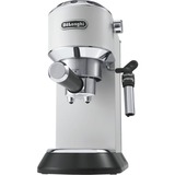 DeLonghi Dedica Style EC 685.W Semi-automatique Machine à expresso 1,1 L Blanc/argent lustré, Machine à expresso, 1,1 L, Dosette de café, Café moulu, 1300 W, Noir, Argent, Blanc