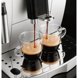 DeLonghi ECAM 22.110.SB machine à café Entièrement automatique Machine à expresso 1,8 L, Machine à café/Espresso Argent/Noir, Machine à expresso, 1,8 L, Café en grains, Café moulu, Broyeur intégré, 1450 W, Noir, Argent