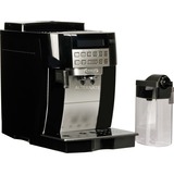 DeLonghi ECAM 22.360.B Entièrement automatique Machine à expresso 1,8 L, Machine à café/Espresso Noir/Argent, Machine à expresso, 1,8 L, Café en grains, Café moulu, Broyeur intégré, 1450 W, Noir