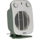 DeLonghi HFS50B20.GR Intérieure Vert, Blanc 2000 W Chauffage de ventilateur électrique, Radiateur soufflant Vert, Chauffage de ventilateur électrique, IP21, Intérieure, Bureau, Sol, Table, Vert, Blanc, Rotatif