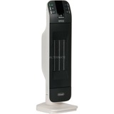 DeLonghi HFX65V20 Intérieure Noir, Blanc 2000 W Chauffage de ventilateur électrique, Radiateur soufflant Noir, Chauffage de ventilateur électrique, Vitrocéramique, 24 h, Intérieure, Noir, Blanc, LED