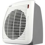 DeLonghi HVY1030 appareil de chauffage 2000 W, Radiateur soufflant Blanc/gris, 2000 W, 1000 W, 65 m³, 220 - 230 V, 50 Hz, 600 g